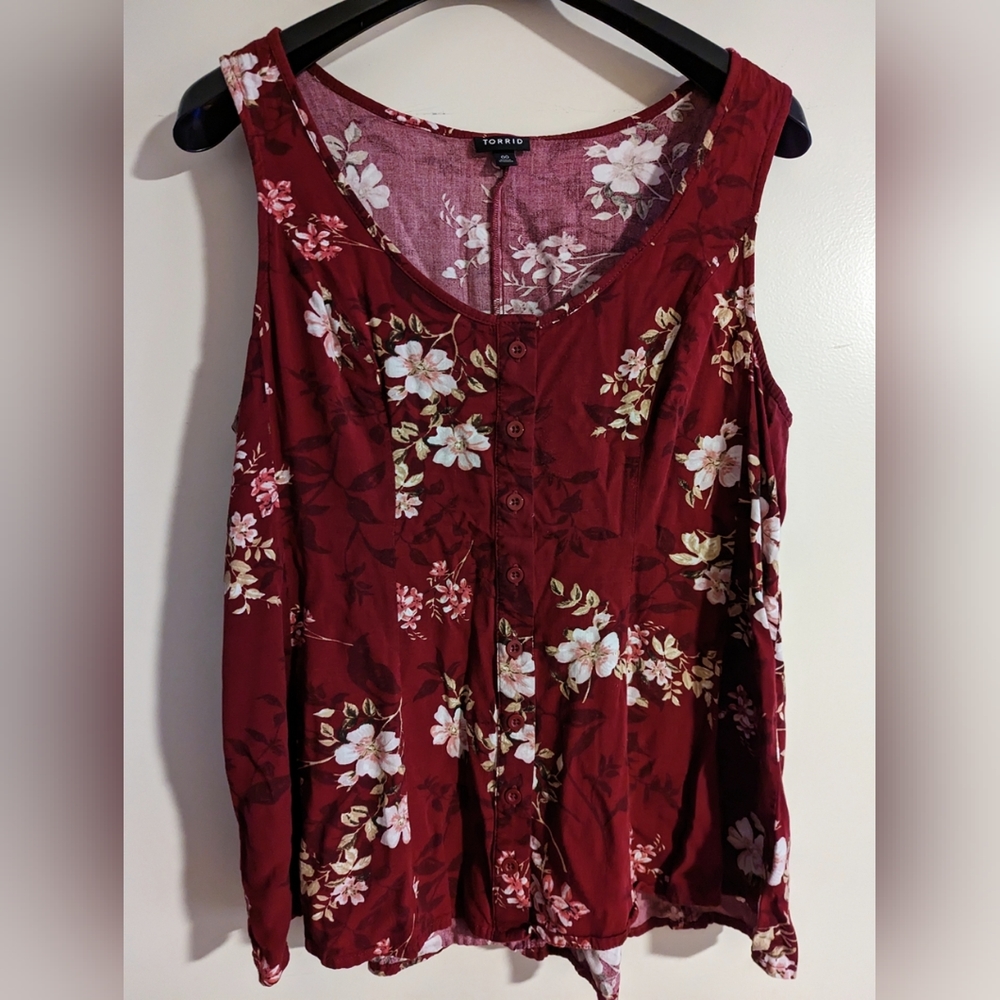 Torrid Floral Tank Top